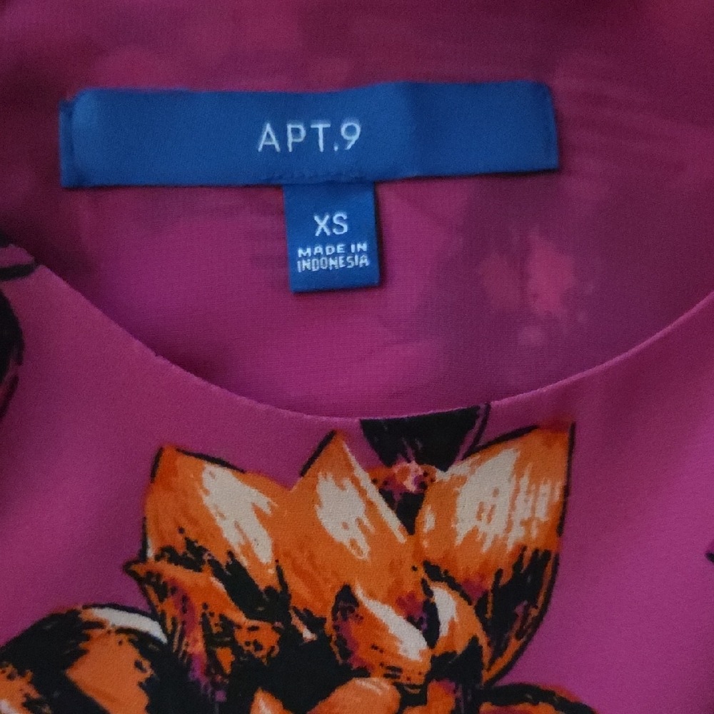 Apt. 9 Floral Cold Shoulder Blouse - Picture 2 of 6